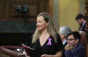 ep la diputada de unidas podemos maria victoria rosell se dirige a la tribuna del congreso de los