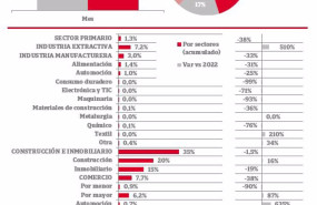 ep la grafica de iberinform que recoge el importe de las reducciones de capital en enero de 2024