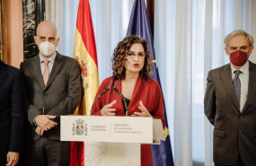 ep la ministra de hacienda maria jesus montero interviene en el acto en el que ha recibido el libro