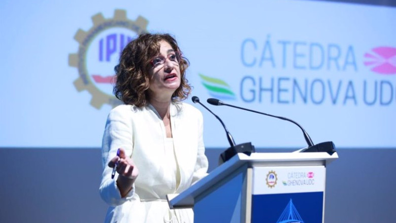 ep la ministra de hacienda y funcion publica maria jesus montero en la clausura del iv congreso ep la ministra de hacienda y funcion publica maria jesus montero en la clausura del iv congreso