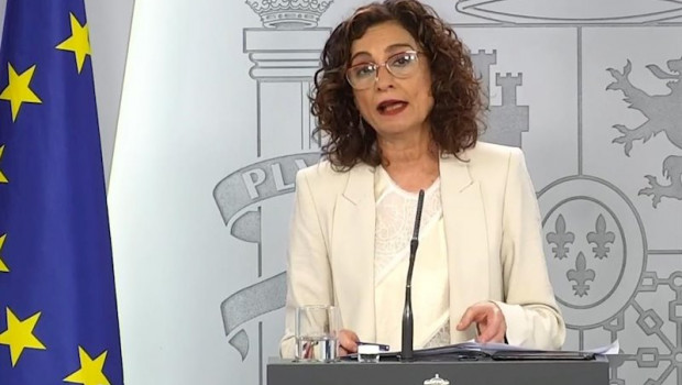 ep la ministra de hacienda y portavoz del gobierno maria jesus montero en la rueda de prensa