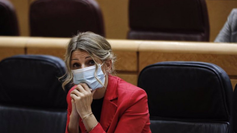 ep la ministra de trabajo y economia social yolanda diaz durante una sesion de control al gobierno ep la ministra de trabajo y economia social yolanda diaz durante una sesion de control al gobierno