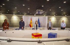 ep la ministra de trabajo y economia social yolanda diaz se reune con los responsables laborales de