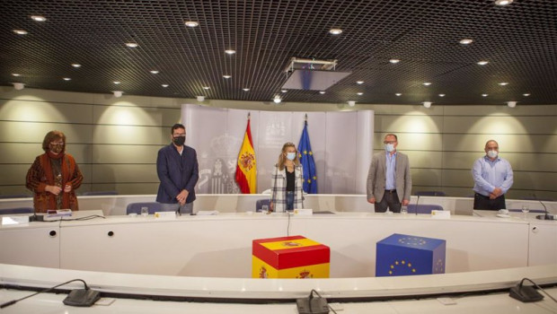 ep la ministra de trabajo y economia social yolanda diaz se reune con los responsables laborales de