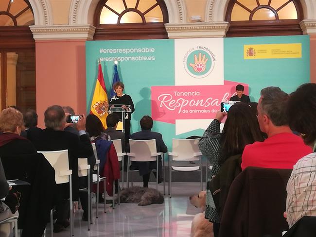 La ministra durante la presentación de la Guía | EUROPA PRESS ep la ministra durantepresentacionla guia