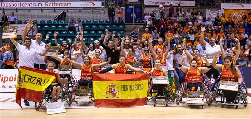 ep la seleccion espanola femenina caeluchabroncetermina cuartaeuropeosillaruedas