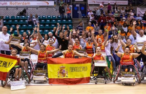 ep la seleccion espanola femenina caeluchabroncetermina cuartaeuropeosillaruedas