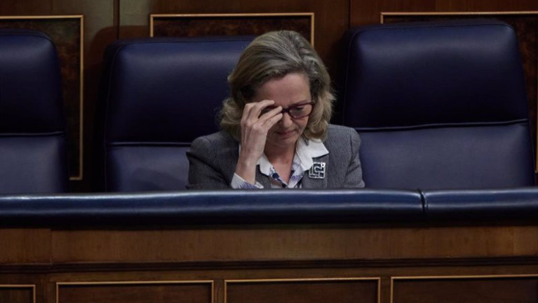 ep la vicepresidenta primera del gobierno y ministra de asuntos economicos nadia calvino durante una ep la vicepresidenta primera del gobierno y ministra de asuntos economicos nadia calvino durante una