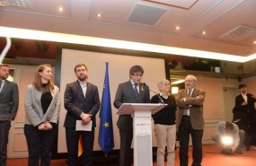 ep meritxell serret toni comin carles puigdemont clara ponsati y lluis puig