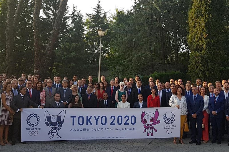 ep recepcion en la embajada de japon a los deportistas olimpicos y paralimpicos para tokyo 2020