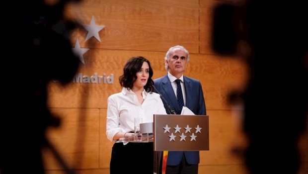ep rueda de prensa de diaz ayuso tras el consejo extraordinario junto al consejero de sanidad