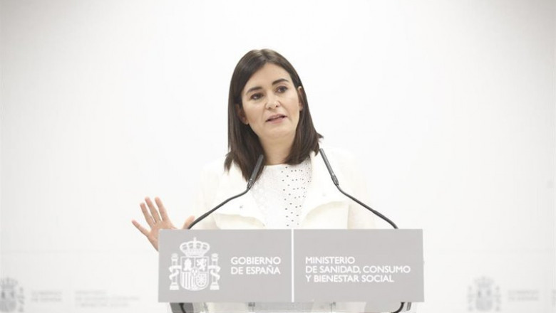 Rueda de prensa de la ministra de Sanidad, Carmen Montón, para dar explicaciones tras las informaciones que aseguran que la Universidad Rey Juan Carlos (URJC) de Madrid está investigando el máster que cursó en el Instituto de Derecho Público. | Eduardo Parra - Europa Press - Archivo ep rueda de prensa de la ministra de sanidad carmen monton para dar explicaciones tras las