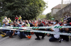 ep trabajadores de alcoa convocados en el pazo de cea horas despues de la finalizacion de una mesa