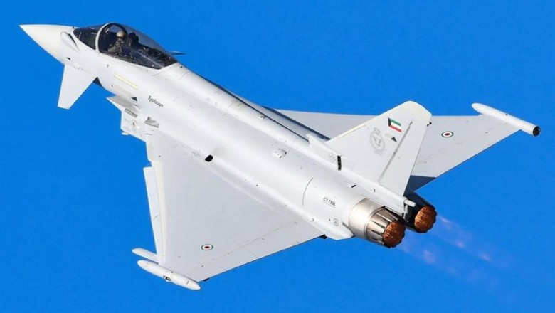 ep un eurofighter typhoon de la fuerza aerea de kuwait