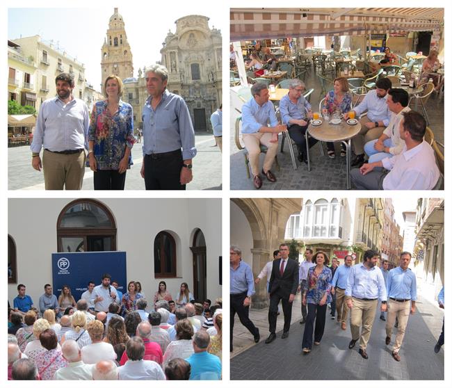 Visita de Cospedal a Murcia, acompañada por López Miras y otros cargos públicos | EUROPA PRESS ep visitacospedalmurcia acompanadalopez mirasotros cargos publicos