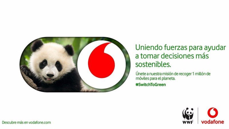 ep vodafone y wwf lanzan un programa global para acelerar el reciclaje de dispositivos