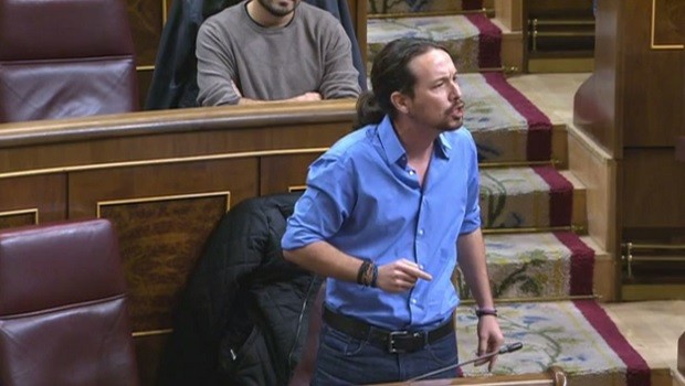 Pablo Iglesias enfado