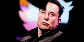 photo d illustration d elon musk et du logo de twitter 