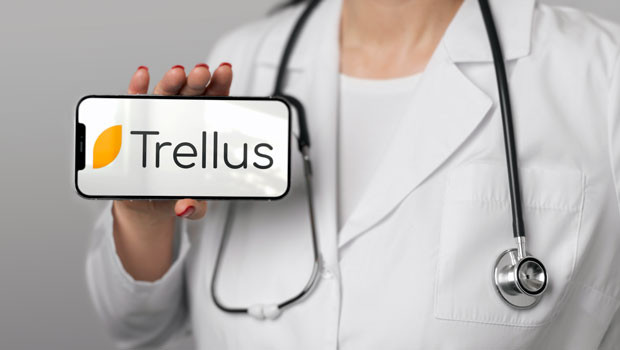 dl trellus health plc aim health care healthcare health care providers health care services logo