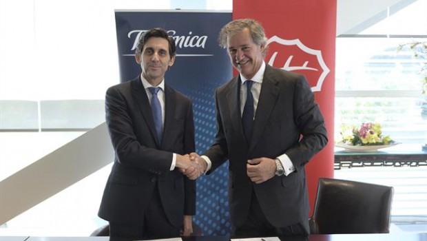 ep alvarez-pallete telefonica y entrecanles acciona enfirmaacuerdo