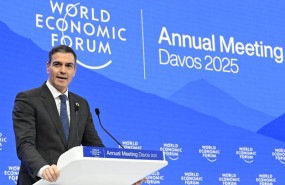 ep archivo   el presidente del gobierno pedro sanchez interviene en el foro economico mundial de