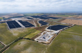 ep archivo   vista aerea de la planta solar fotovoltaica de el rancho en el termino municipal de