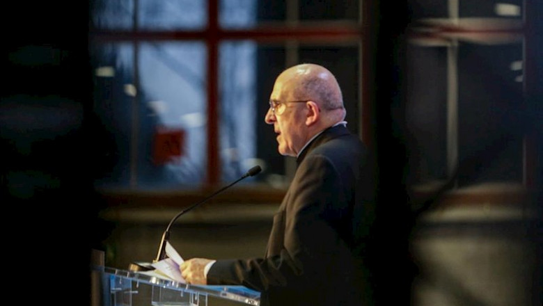 ep el arzobispo de madrid el cardenal carlos osoro durante su intervencion en la apertura del