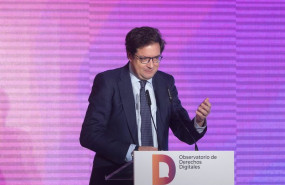 ep el ministro para la transformacion digital oscar lopez interviene durante la clausura del acto de