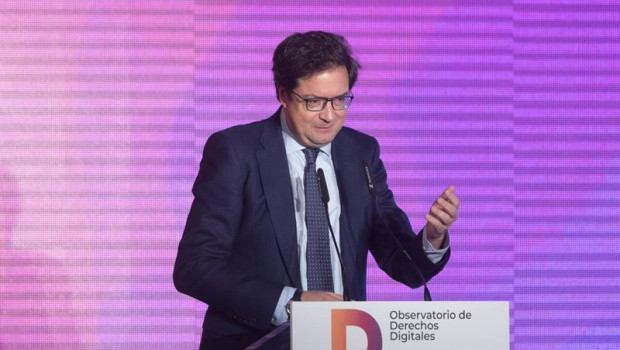 ep el ministro para la transformacion digital oscar lopez interviene durante la clausura del acto de