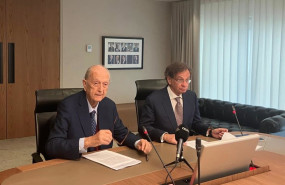 ep el presidente de colonial sfl juan jose brugera y el consejero delegado pere vinolas