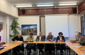 ep inigo urkullu en la mesa de coordinacion de los trabajos de zaldibar