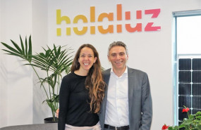 ep la cofundadora y presidenta ejecutiva de holaluz carlota pi y el director general de falck