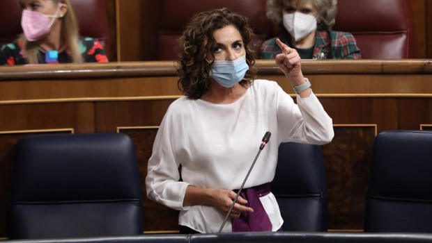 ep la ministra de hacienda y funcion publica maria jesus montero en el pleno del congreso de los