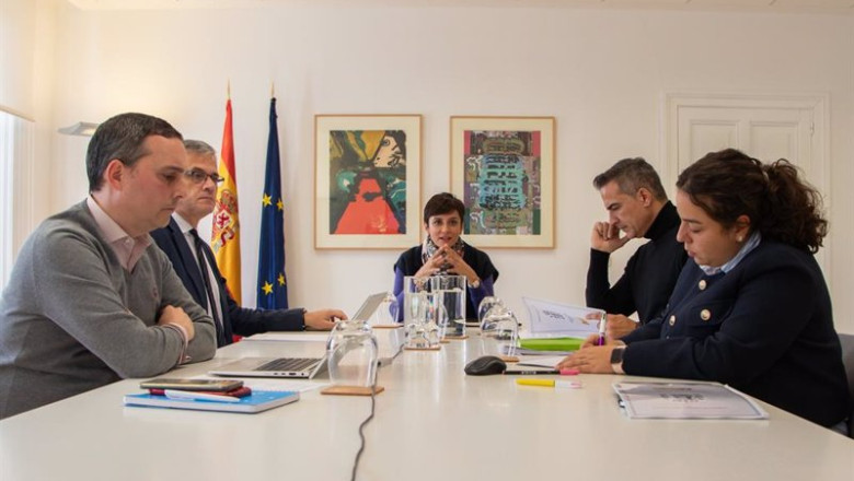 ep la ministra de vivienda y agenda urbana isabel rodriguez durante una reunion telamatica con ep la ministra de vivienda y agenda urbana isabel rodriguez durante una reunion telamatica con