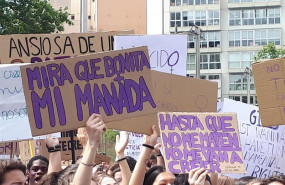ep manifestacion de estudiantes contra la sentencia de la manada
