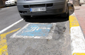 ep plaza de aparcamiento reservada para minusvalidos