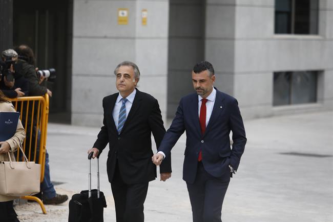 Santi Vila llega a la Audiencia Nacional para declarar por rebelión | EUROPA PRESS ep santi vila llegala audiencia nacionaldeclararrebelion 20171103103603
