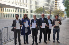ep torra acude a ciutat de la justicia para presentar su autoinculpacion junto con dcalvet lborrs