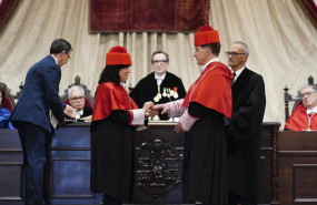 ep usal honoris causa antonio huertas asisten al acto alfonso fernandez manueco maria guardiola y