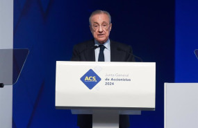 ep archivo   el presidente de acs florentino perez durante la pasada junta general de accionistas de
