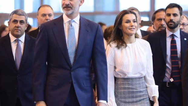 ep archivo   los reyes felipe y letizia en fitur 2019