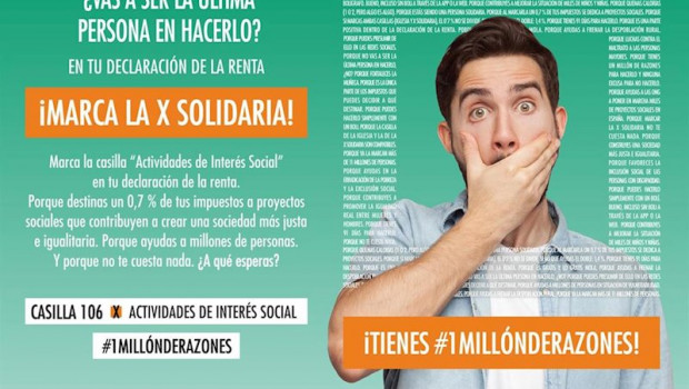 ep asociaciones piden que se marque la x solidaria