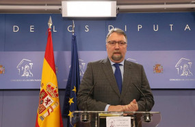 ep el diputado de foro asturias isidro manuel martinez oblanca ofrece una rueda de prensa en el
