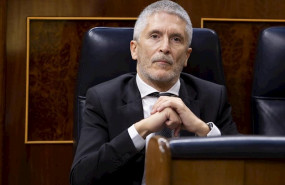 ep el ministro del interior fernando grande marlaska durante el pleno de sesion de control al