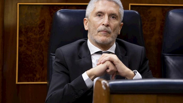 ep el ministro del interior fernando grande marlaska durante el pleno de sesion de control al