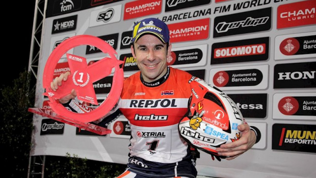 ep el piloto espanol de trial toni bou repsol honda