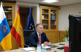 ep el presidente de canarias angel victor torrres durante la reunion de este domingo