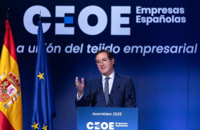 ep el presidente de ceoe antonio garamendi durante la asamblea general 2025 de la ceoe a 16 de julio