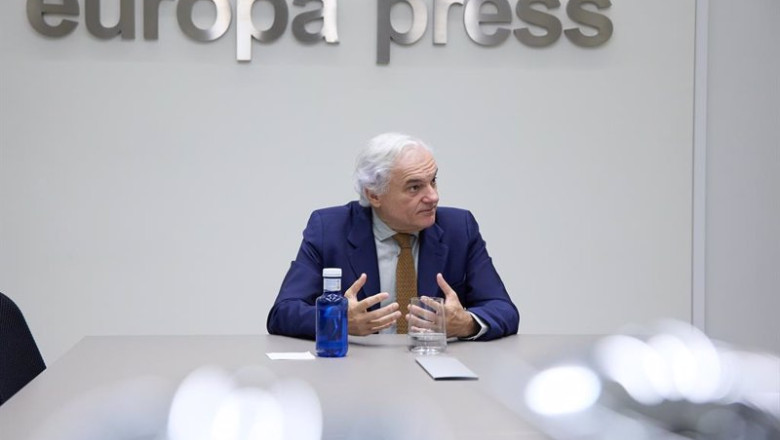 ep el presidente de la confederacion empresarial de madrid ceoe durante una entrevista para europa ep el presidente de la confederacion empresarial de madrid ceoe durante una entrevista para europa