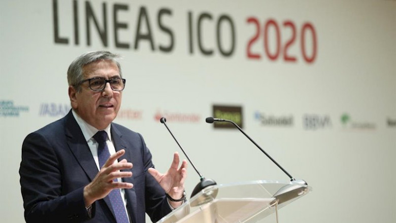 ep el presidente del instituto de credito oficial jose carlos garcia de quevedo durante su